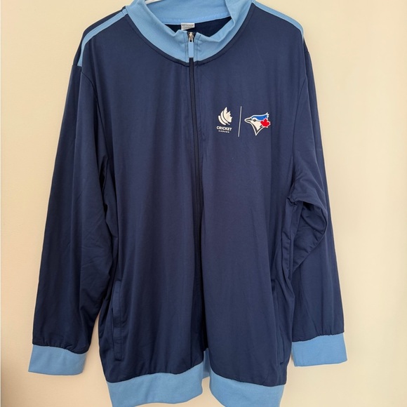 Men's Toronto Blue Jays x Cricket Canada Zip-Up Jacket - Picture 1 of 3